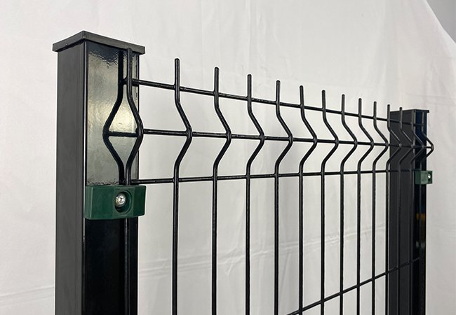 Square Post 3D Fence