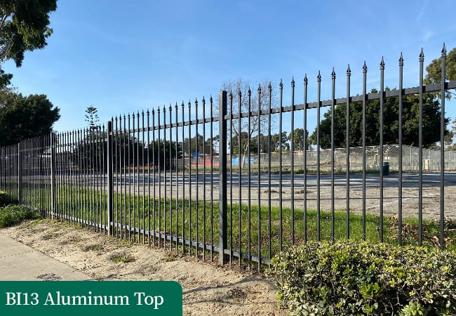 Alu Top Tubular Fence