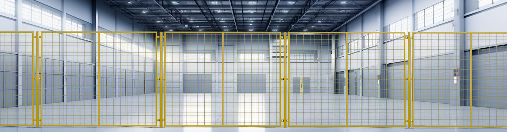 Mesh Panel Workshop Fence