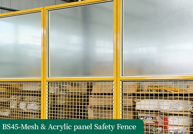 Mesh & Acrylic panel Safety Fence