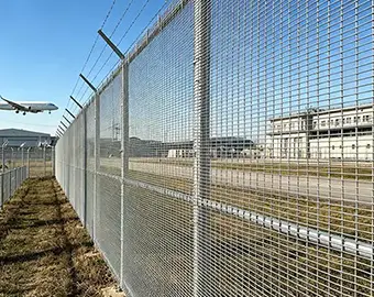 12,760 Sets Of High-Security 358 Fence For US International Airport Perimeter Protection