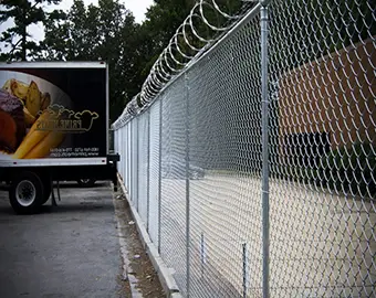 8,000 Meters of Galvanized Chain Link Fence Installed for Australia Logistics Warehouse Project