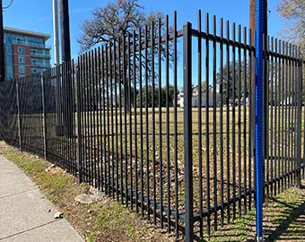 8,960 Sets Of Steel Tubular Fence For Australian Municipal Park & Community Perimeter Protection
