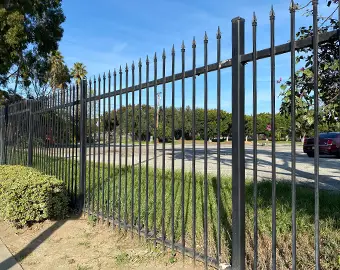 Australia Industrial Park Steel Tubular Fence Project