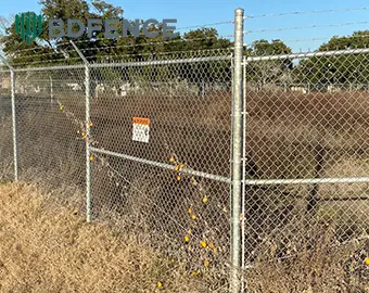 South Africa Mining Site Chain Link Fence Project for Perimeter Security Protection