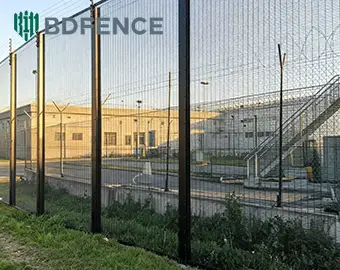 UK Data Center 358 Security Fence Project for High Security Perimeter Protection