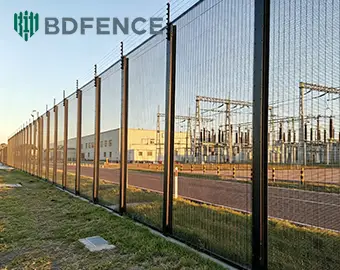 How 358 Security Fence Protected a Large Power Substation Perimeter | BDFENCE