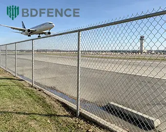 Canada Airport Cargo Terminal Chain Link Fence Project