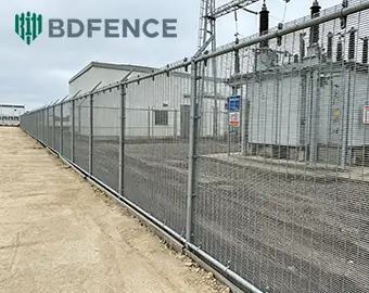 358 Security Fence Project for Canada Power Plant | BDFENCE