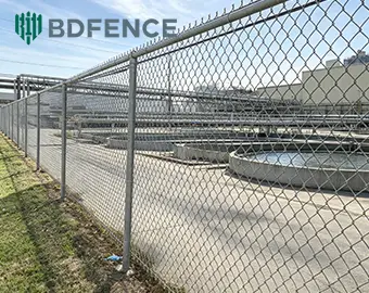 How Chain Link Fence Secured a Large Water Treatment Plant Perimeter | BDFENCE