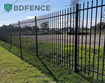 Saudi Arabia Commercial Business Park Steel Tubular Fence Project