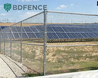 Saudi Arabia Solar Power Plant Perimeter Chain Link Fence Project
