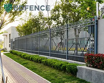 UAE Commercial Office Park Steel Tubular Fence Project