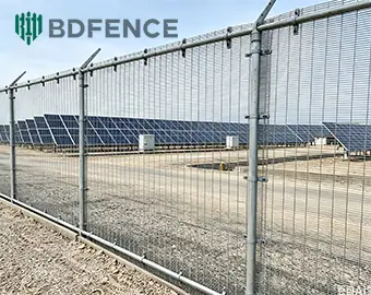 2.4m High 358 Fence Project for a Solar Power Plant in Chile