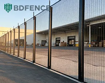 358 Anti-Climb Fence with Razor Wire for a High-Security Facility in Qatar