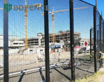 358 Fence Project with Heavy-Duty Posts for a High-Wind Area in Chile