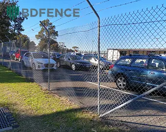 Chain Link Fence with Barbed Wire for a Logistics Yard in the Netherlands