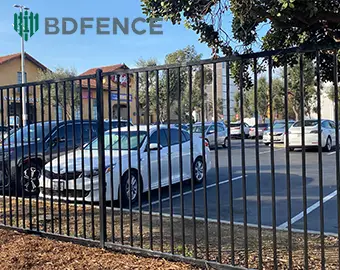 Decorative Steel Picket Fence Project for a Commercial Complex in the UAE