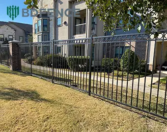 Galvanized and Powder-Coated Steel Fence Project for a High-Humidity Region in Singapore