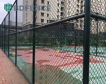 PVC-Coated Chain Link Fence Project for a Sports Facility in the UK