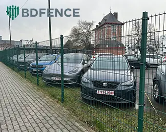 2D Double Wire Fence Project for an Automotive Components Factory in Mexico