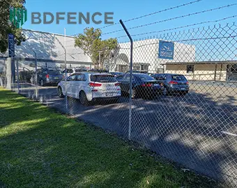 3m High Chain Link Security Fence Project for an Industrial Plant in Saudi Arabia