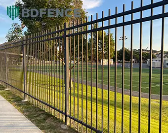 Steel Tubular Fence Project for a School Campus in Canada