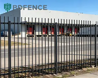 Steel Tubular Fence and Sliding Gate Project for a Logistics Center in Poland