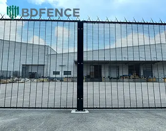 2.4m Clear View Fence Project for a Warehouse in South Africa