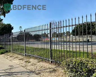 Steel Tubular Fence Project for a Public Park in Canada