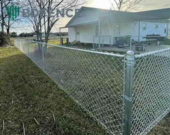 PVC-Coated Chain Link Fence Project for a Residential Community in Canada
