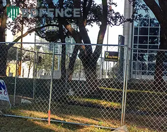Chain Link Fence System for a School Sports Field in the UK