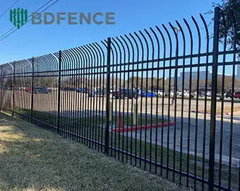 Steel Fence Installation on a Concrete Wall for a Commercial Development in Kuala Lumpur, Malaysia