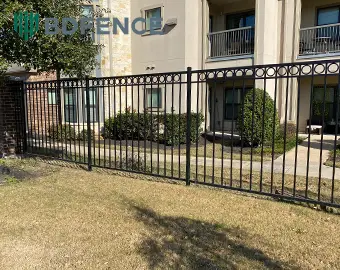 Steel Picket Fence Project for a Commercial Development in South Africa