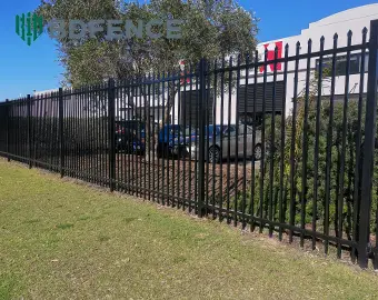 Steel Picket Fence Project for a Government Administrative Building in Texas, USA